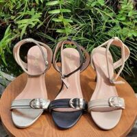 Sandal cao gót hot trend 2020 trẻ trung năng động 21294 - đen,37