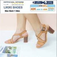 Sandal cao gót quai chéo