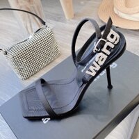 Sandal cao gót quai mảnh wang hàng quảng châu fullbox