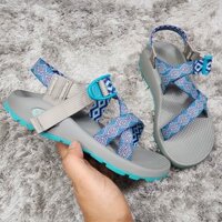 Sandal Chaco [ Nhập Khẩu Cao Cấp ] Quai Xanh Đế  . Bảo hành 24 Tháng N207