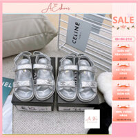 Sandal chanel bạc da mềm êm chân hàng xịn dành cho nữ fullbo- bill- túi