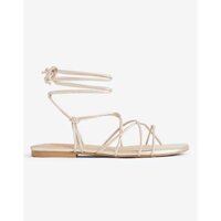 Sandal chiến binh đan dây Express VNXK dép bệt mùa hè đan dây laceup sexy màu nhũ đồng xuất khẩu dư xịn