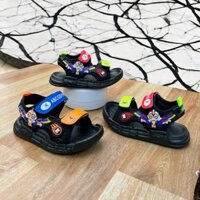 Sandal cho bé trai, dép siêu nhân cho bé đế khâu da mềm êm chân( mã Á-1)