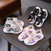 Sandal có khóa vặn độc đáo cho bé trai, bé gai - dép quai hậu rọ vải lưới thoáng khí cho bé đi mùa hè năng động RỌ 691