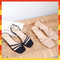 SANDAL DÂY CHÉO QUAI MẢNH CÀI KHUY 2CM-SANDAL DÂY CHÉO QUAI MẢNH CÀI KHUY 2 PHÂN DA MỀM ĐẾ SIÊU ÊM 200522013