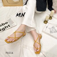 SANDAL ĐẾ 2P ĐAN DÂY MÃNH SẦN XỎ NGÓN F0216 hg