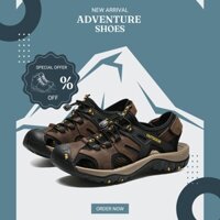 SANDAL LEO NÚI BÍT MŨI CHO NAM THIẾT KẾ THỜI THƯỢNG TRẺ TRUNG