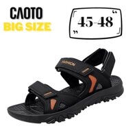 Sandal Nam Đi Mưa Kino Quai Tách Rời Đen Cam Big Size- Giày Sandal Nam Size Lớn 45 46 47 48