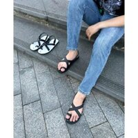 sandal nam nữ quai chéo xỏ ngón