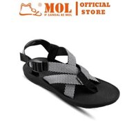 Sandal nam Vento quai chéo NV7189G màu xám