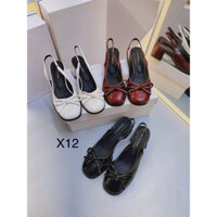 Sandal nơ 5cm đế vuông