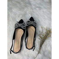 Sandal nơ đính đá TuyetKieuStore
