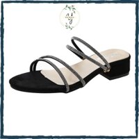 Sandal nữ 4 quai, đế bằng, đi hoc, đi làm 209