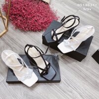 Sandal nữ cao gót 7p quai mảnh kẹp ngón gót nhọn thời trang