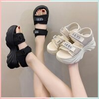 Sandal Nữ Đế Cao Dép Xăng Đan Quai Hậu Đi Học các mẫu sandal học sinh chất dù cao cấp