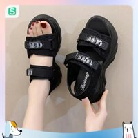 Sandal Nữ Đế Cao Dép Xăng Đan Quai Hậu Đi Học các mẫu sandal học sinh chất dù cao cấp