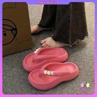 Sandal nữ đế cao giày đi biển nữ đi ngoài hè, dép xỏ ngón kiểu mới 2023 tại nhà