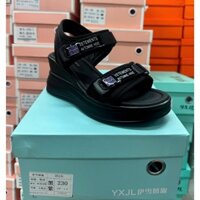 Sandal nữ đế xuồng dáng thể thao thời trang năng động quai dù nhám dán cao cấp đế nhẹ 3516