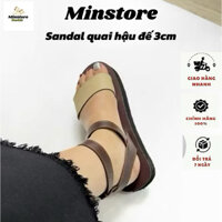 sandal nữ dép sandal  thời trang đế cao 3cm bigsize