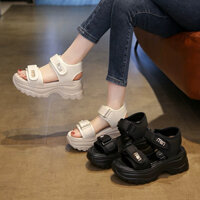 Sandal nữ Minmin đế cao 7cm trần chỉ, quai dán siêu xinh mẫu mới mã 002