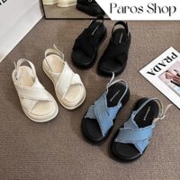Sandal nữ Olax hàn quốc 4cm dây đế siêu êm 2024 ( lùi 1 size )