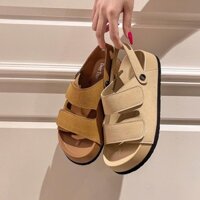 Sandal nữ quai da lộn mềm mại êm ái 2025 KILIS