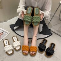 Sandal nữ quai đan cao cấp sang chảnh cực xinh