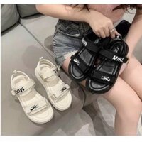 Sandal nữ quai dán dép quai hậu đi học, Sandal nữ 2 quai dán, chất da mềm và êm chân