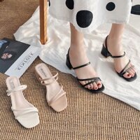 Sandal nữ, Sandal đi trong nhà MARY JANE quai mảnh phong cách cổ tích 2021