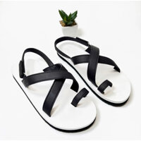 Sandal Nữ Xỏ Ngón Quai Chéo Đế Bệt