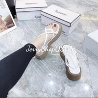 Sandal nữ xỏ ngón QUAI CHÉO MẢNH siêu xinh