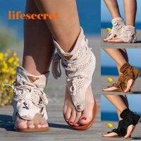 Sandal phong cách đấu sĩ cổ điển thông thường dành cho nữ