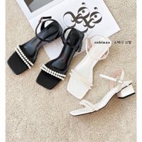 Sandal quai hạt cườm