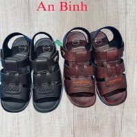 Sandal quai ngang nam da Thái mềm mại, thoáng khí, dép quai hậu Buta đế đúc nguyên khối cao 5cm, phong cách trẻ trung