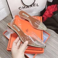Sandal Quai Trong Đính Hạt Nhựa Ánh Màu (Ami) -x2q " * : ⁶ '