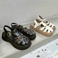 Sandal rọ gắn xích nữ đế cao 4cm