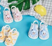 Sandal tập đi đế vải Hồng Size 13
