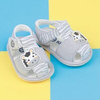Sandal tập đi KidsPlaza 22K-S2 bò sữa ghi