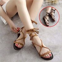 Sandal thắt dây tua rua S59
