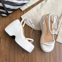 sandal tiệc độn đế cao giày nữ dây mảnh tôn dáng tốt tiểu thư dự tiệc sang chảnh