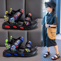 Sandal Ultraman Đen Thời Trang Cho Bé Trai GAUKID-G87 – Siêu Nhân Điện Quang