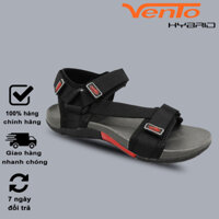 Sandal Vento Nam Nữ NV4538 Đen Đế Đen