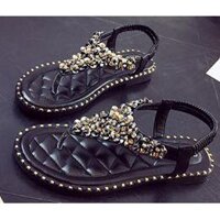 SANDAL XỎ NGÓN ĐÍNH ĐÁ