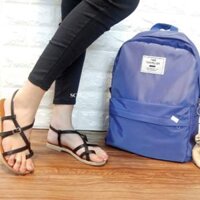 Sandal xỏ ngón khóa xéo