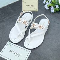 Sandal xỏ ngón nữ, sandal nữ, sandal đi học nữ MAILIAA quai kẹp đế cao su chống trượt MIUMIU