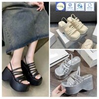 SANDAL_GIÀY XUỒNG NỮ HÀNG QCCC ĐẾ CAO NHẸ ÔM CHÂN CHUẨN FORM MÃ SD001 (fulbox)