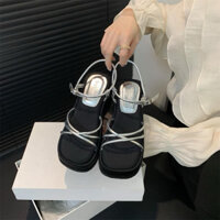 Sandals đế xuồng quai mảnh 7p - Bunny Shoes (M720)