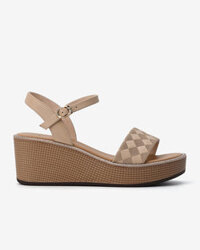 Sandals Đế Xuồng Venus Quai Ngang Dập Vân Caro