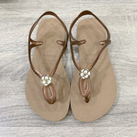 Sandals Nữ Havaianas Luna Gold Đính Charm