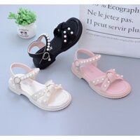 Sandan  Bé Gái Ngọc Trai Giày Trẻ Em Mùa Hè  Mã A028